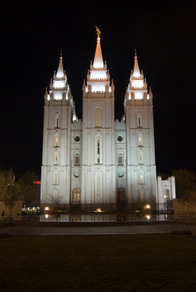 LDS Temple Salt Lake City Utah USA